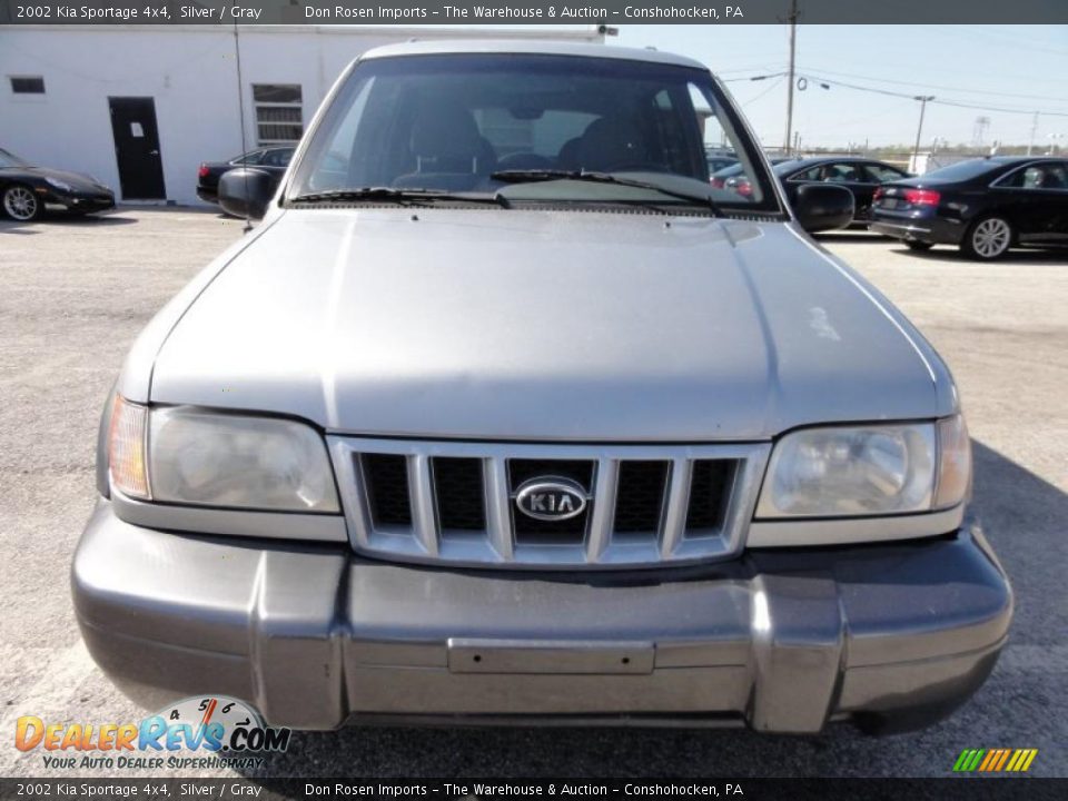 2002 Kia Sportage 4x4 Silver / Gray Photo #3