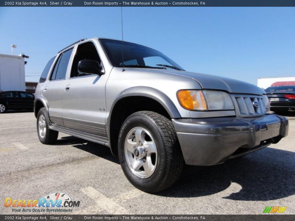 2002 Kia Sportage 4x4 Silver / Gray Photo #5
