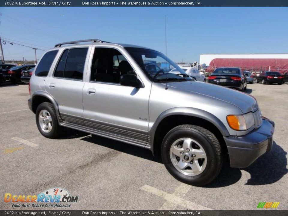 2002 Kia Sportage 4x4 Silver / Gray Photo #6