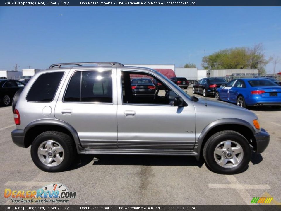 2002 Kia Sportage 4x4 Silver / Gray Photo #7