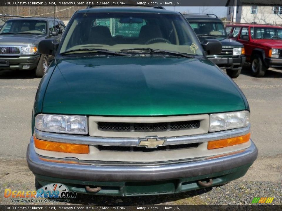 2000 Chevrolet Blazer LS 4x4 Meadow Green Metallic / Medium Gray Photo #1