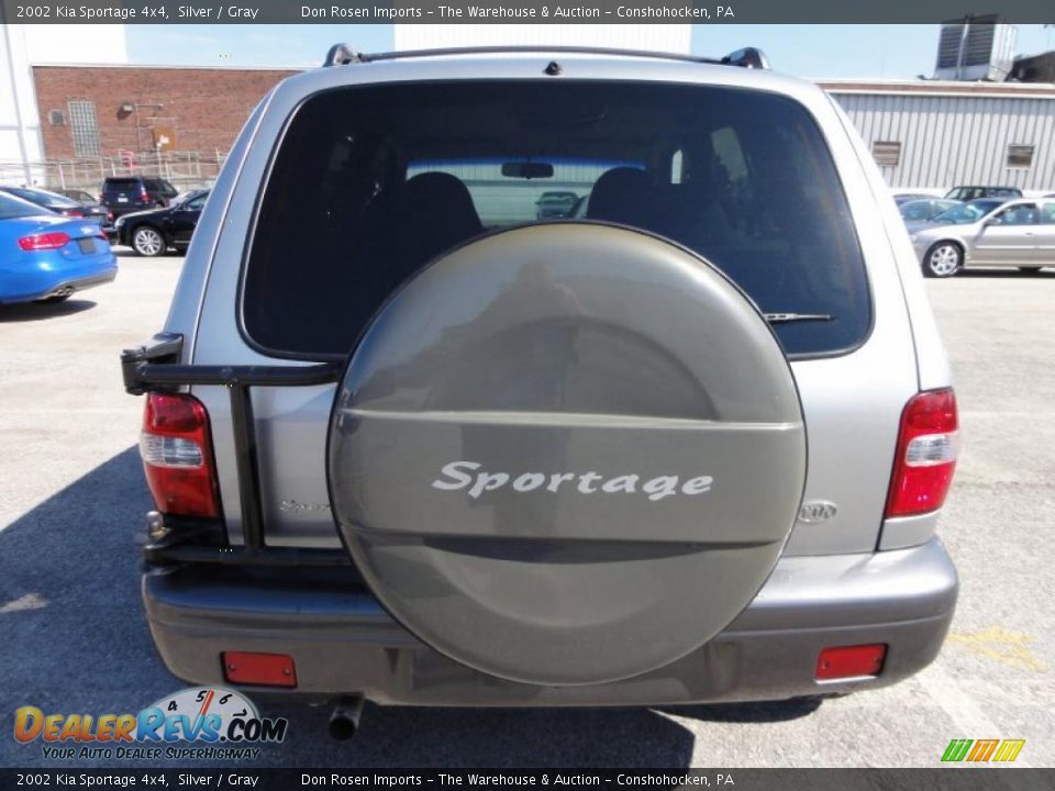 2002 Kia Sportage 4x4 Silver / Gray Photo #9