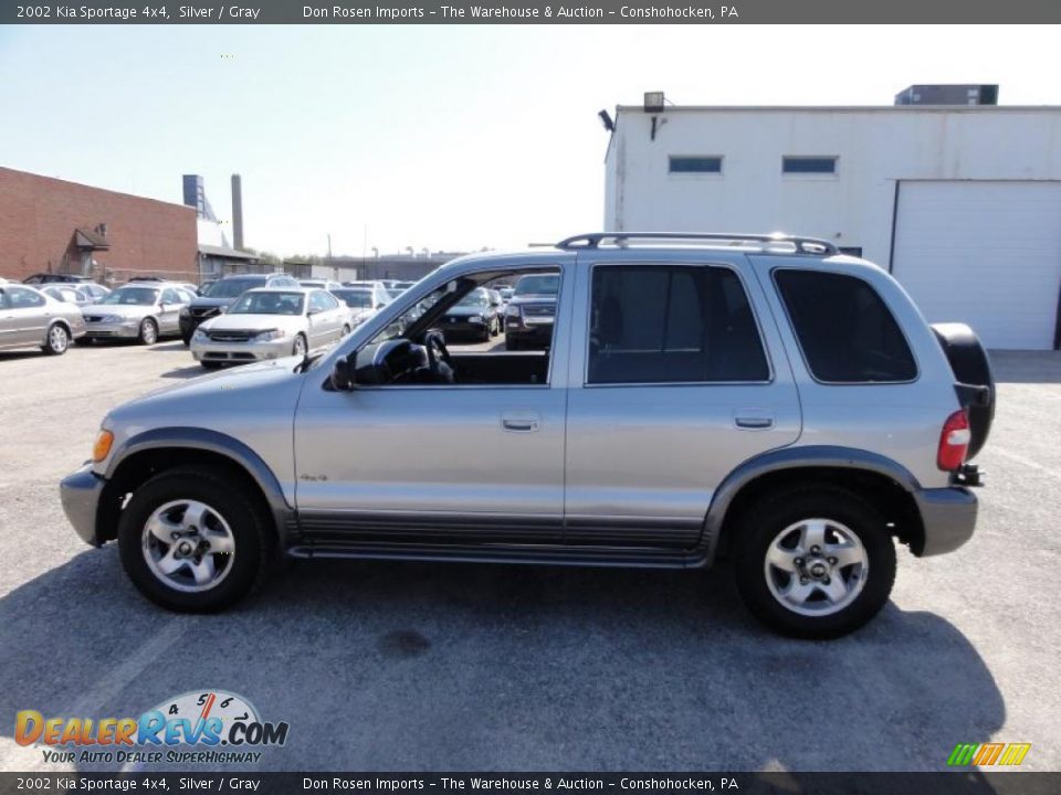 2002 Kia Sportage 4x4 Silver / Gray Photo #11