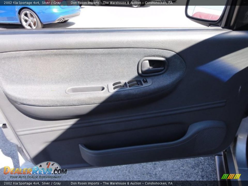 2002 Kia Sportage 4x4 Silver / Gray Photo #14