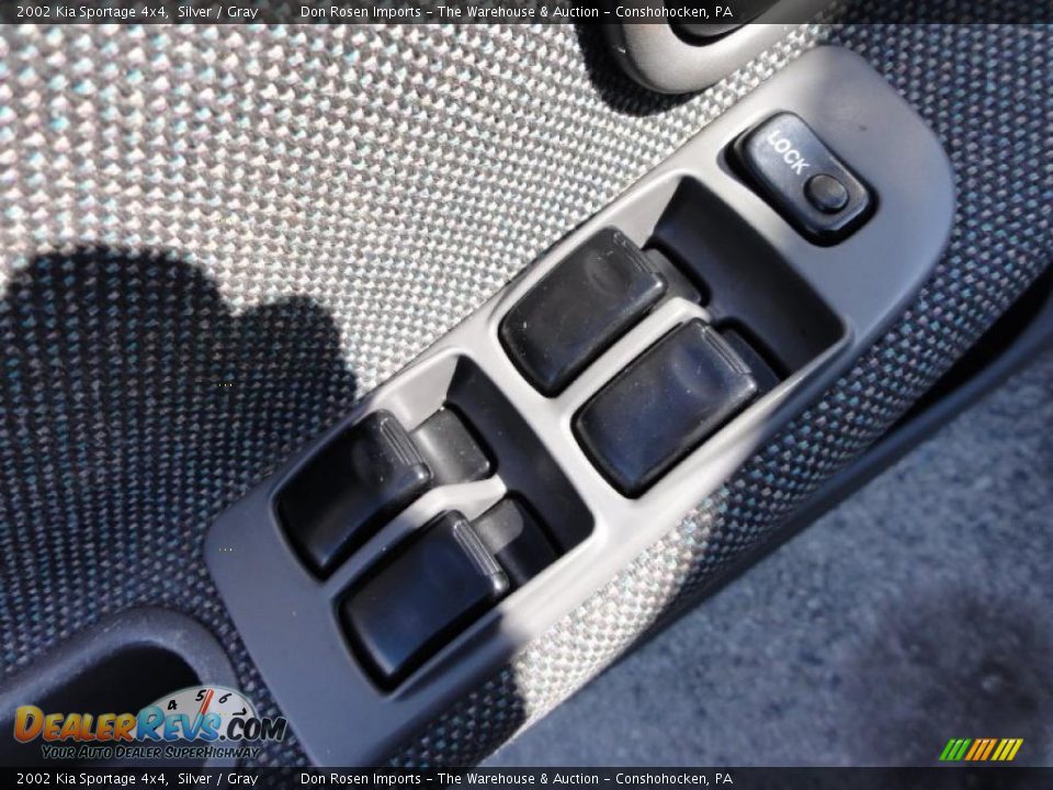 2002 Kia Sportage 4x4 Silver / Gray Photo #15