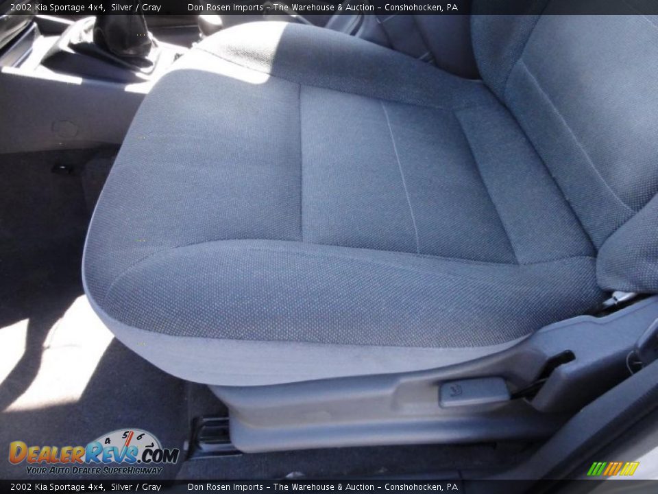 2002 Kia Sportage 4x4 Silver / Gray Photo #16