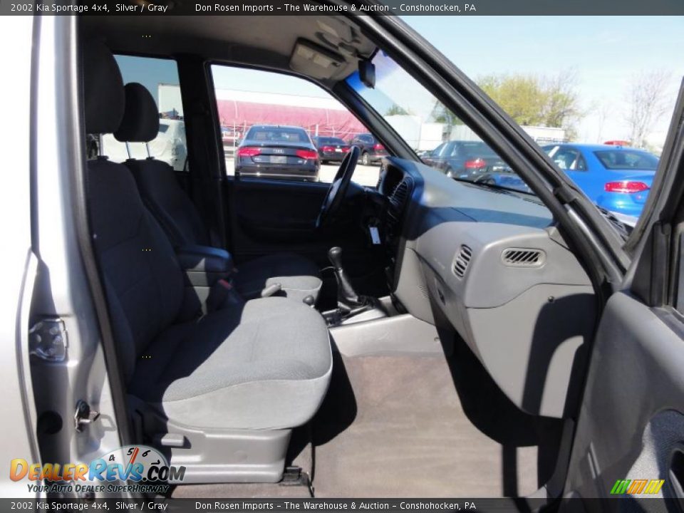2002 Kia Sportage 4x4 Silver / Gray Photo #20