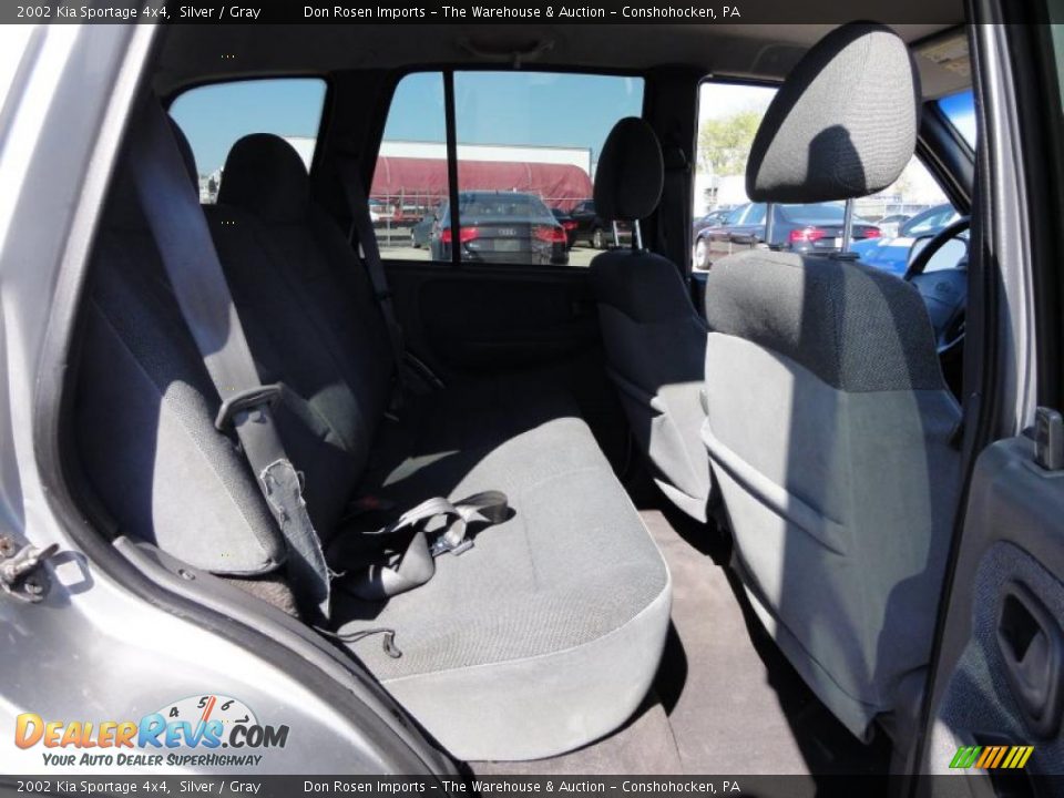 2002 Kia Sportage 4x4 Silver / Gray Photo #22