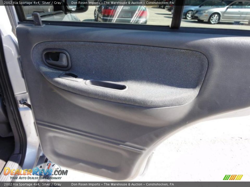 2002 Kia Sportage 4x4 Silver / Gray Photo #23