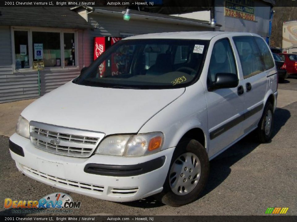 2001 Chevrolet Venture LS Bright White / Neutral Photo #2