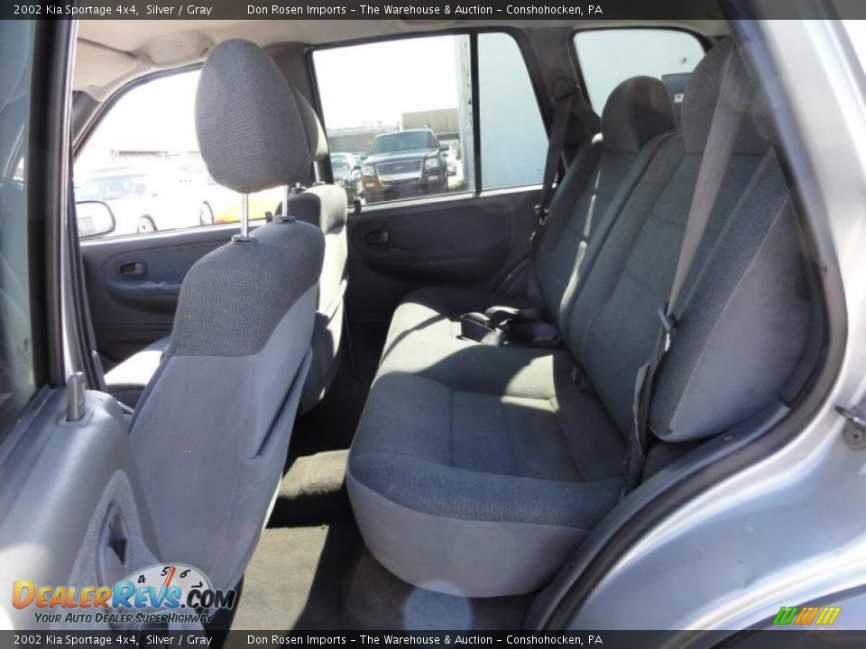 2002 Kia Sportage 4x4 Silver / Gray Photo #24