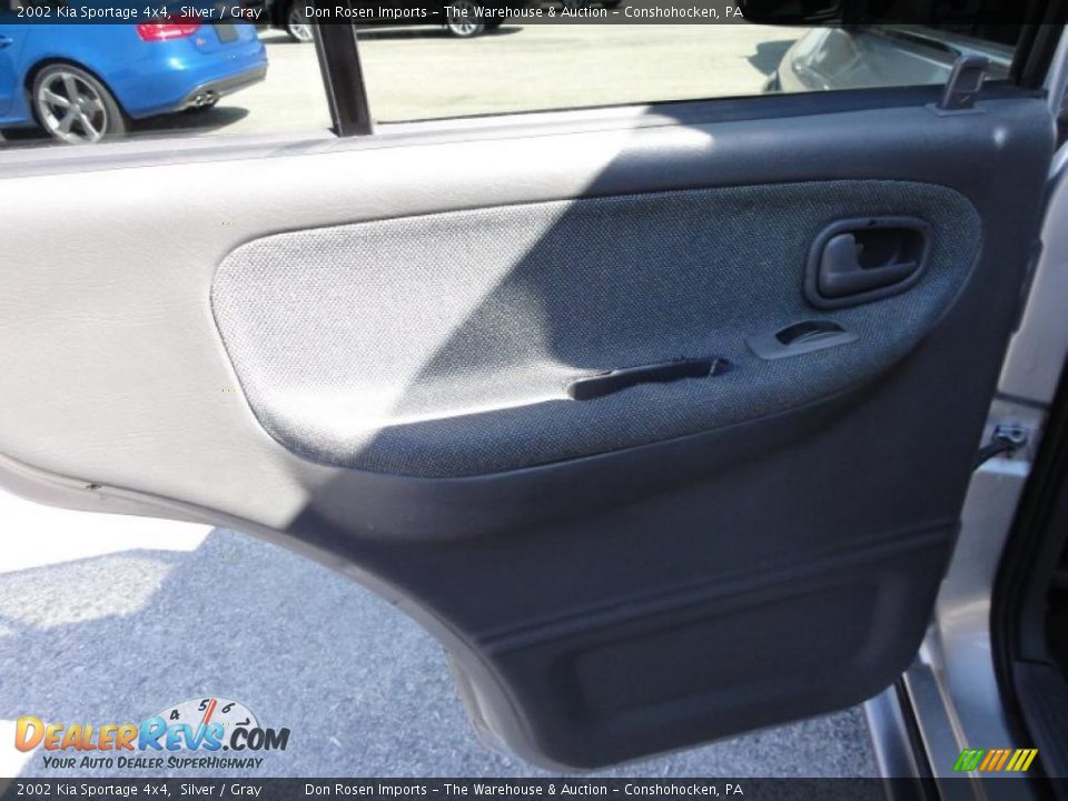 2002 Kia Sportage 4x4 Silver / Gray Photo #25