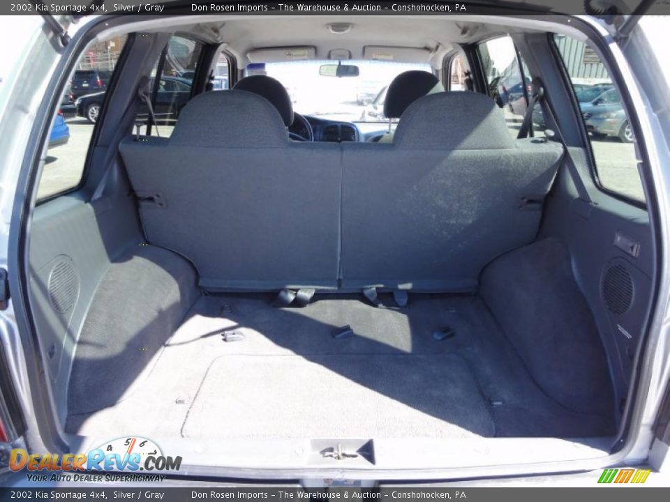 2002 Kia Sportage 4x4 Silver / Gray Photo #28