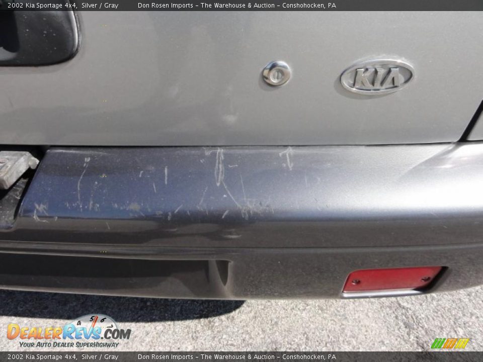 2002 Kia Sportage 4x4 Silver / Gray Photo #30