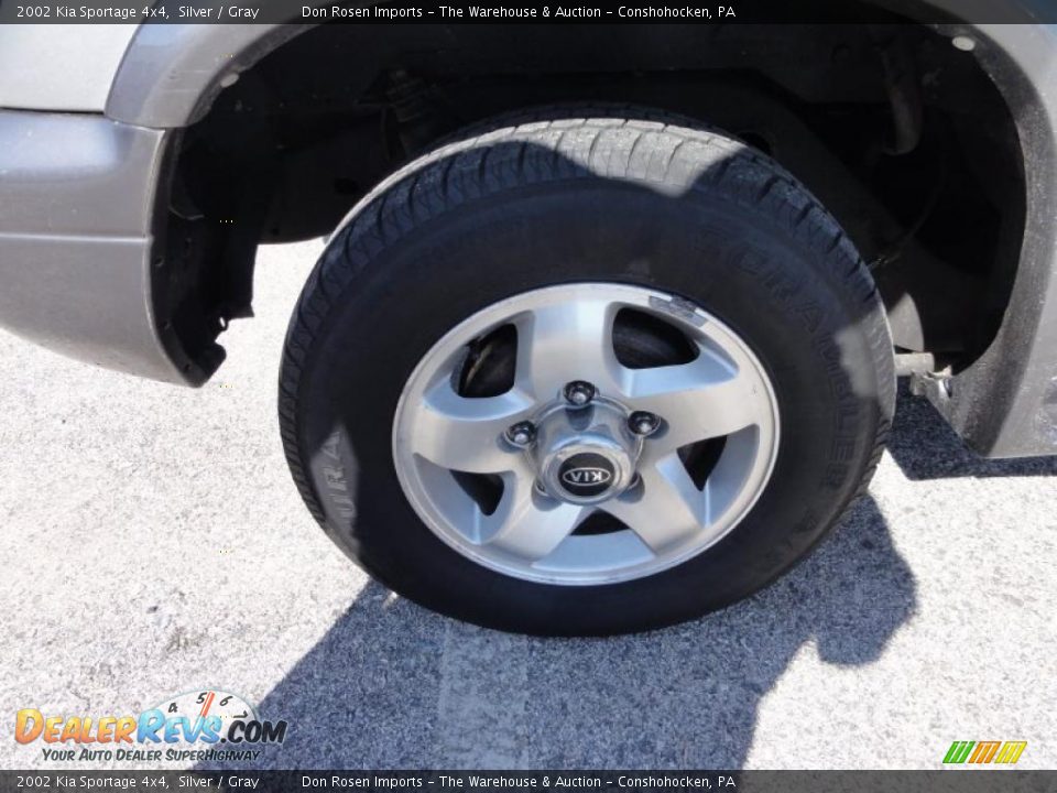 2002 Kia Sportage 4x4 Silver / Gray Photo #31