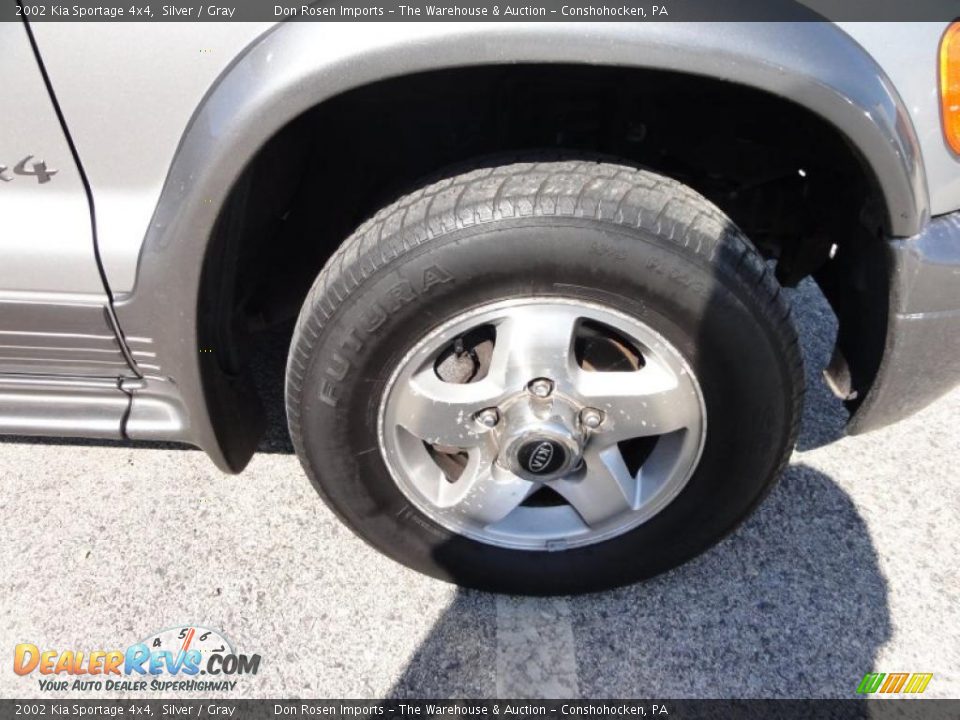2002 Kia Sportage 4x4 Silver / Gray Photo #32