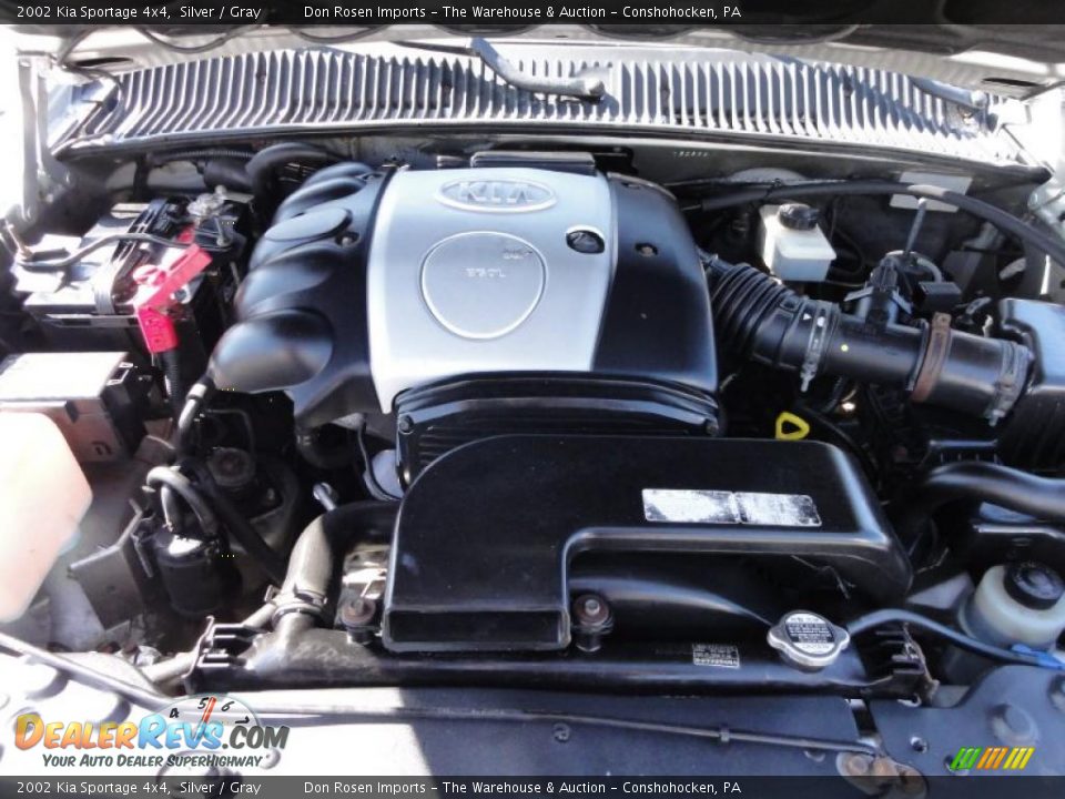 2002 Kia Sportage 4x4 Silver / Gray Photo #33