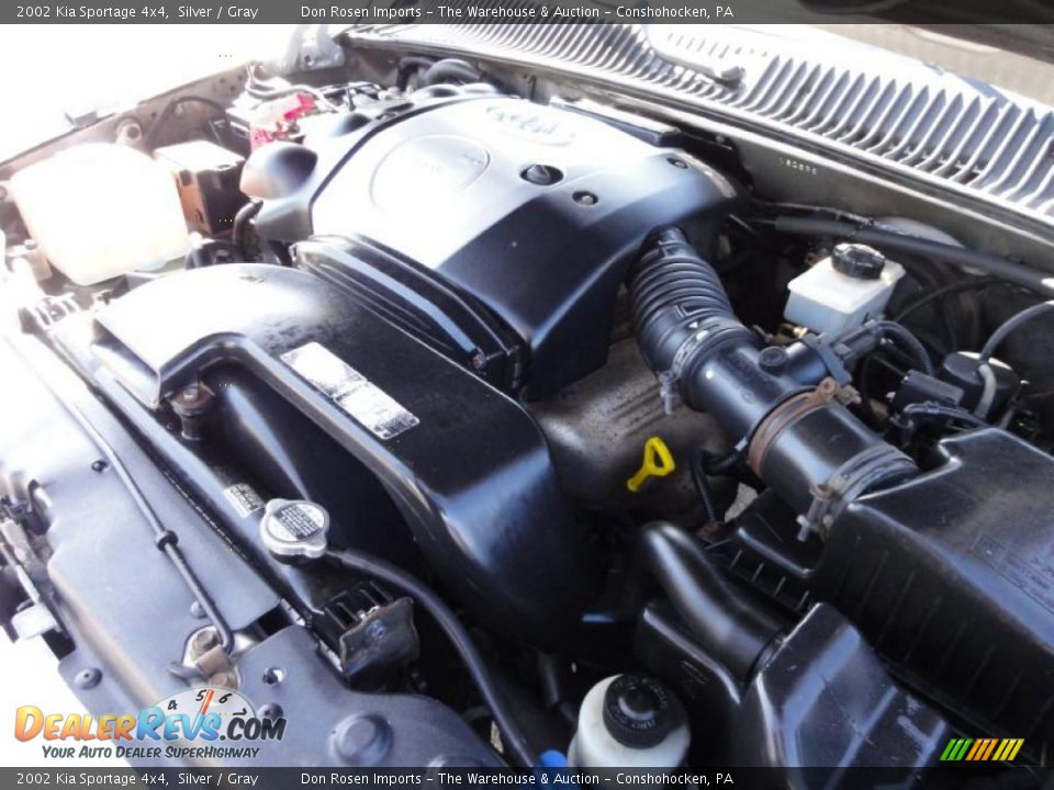2002 Kia Sportage 4x4 Silver / Gray Photo #34
