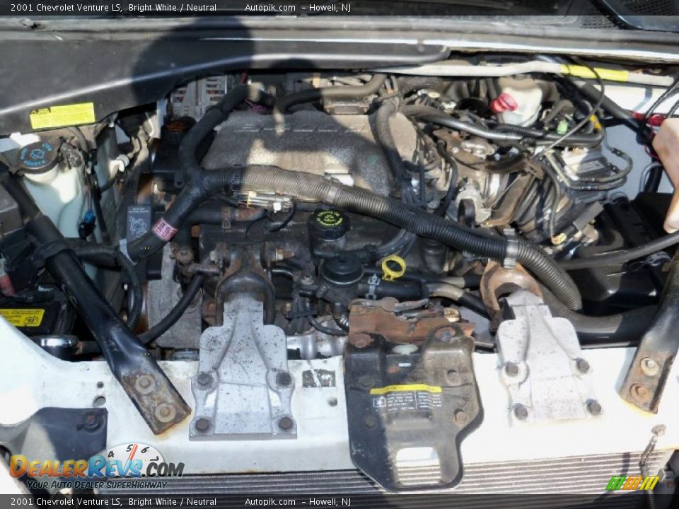 2001 Chevrolet Venture LS 3.4 Liter OHV 12-Valve V6 Engine Photo #14