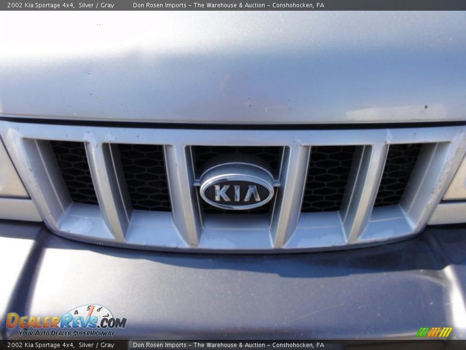 2002 Kia Sportage 4x4 Silver / Gray Photo #36