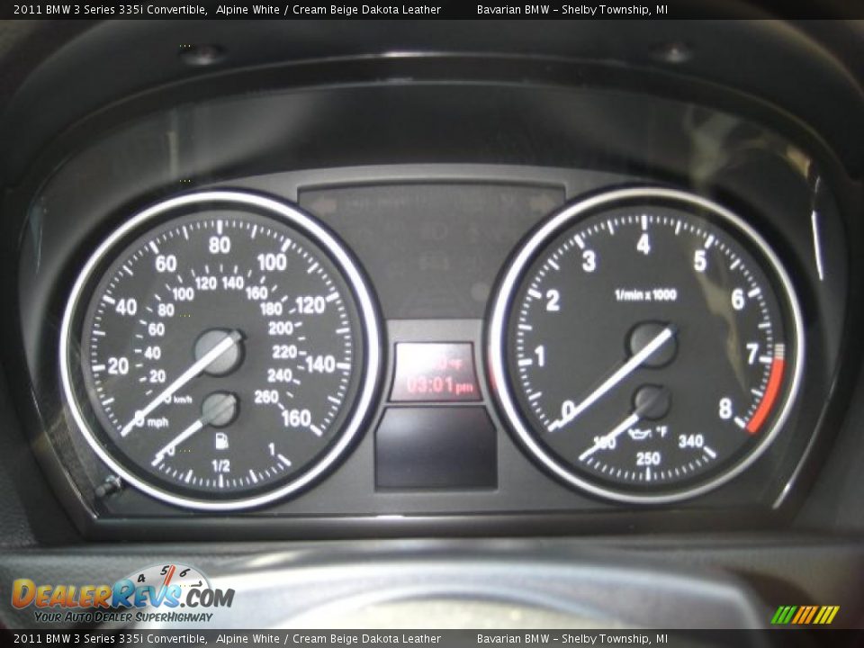 2011 BMW 3 Series 335i Convertible Gauges Photo #18