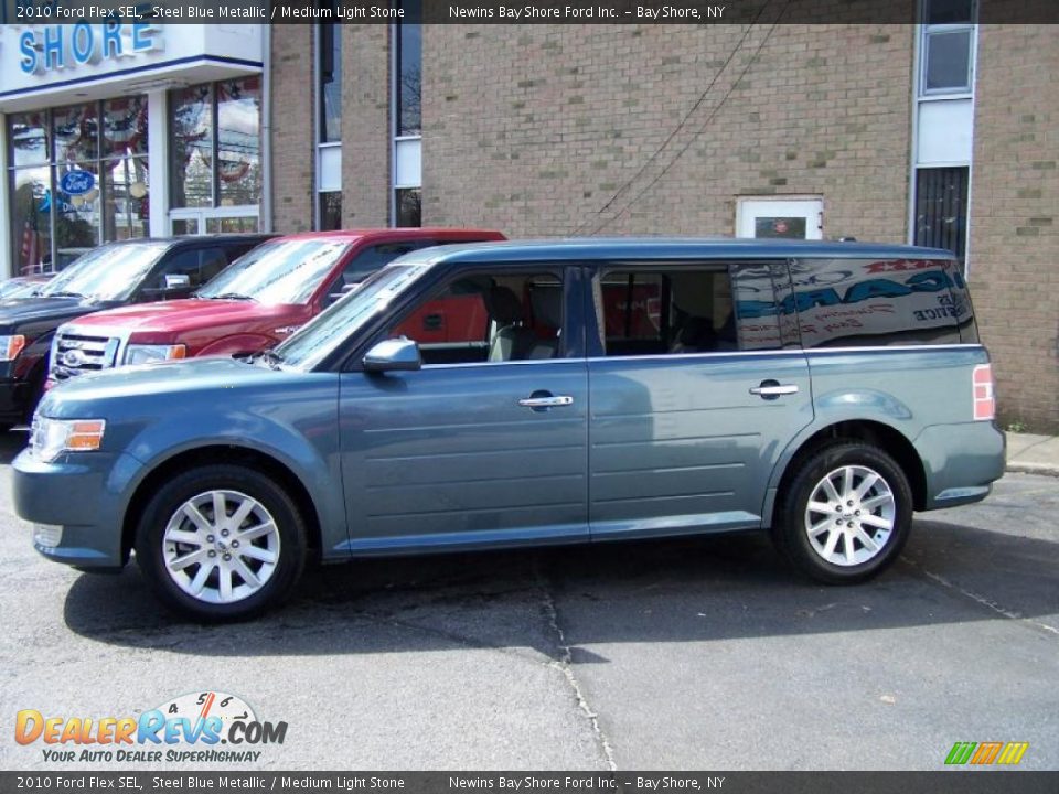 2010 Ford Flex SEL Steel Blue Metallic / Medium Light Stone Photo #3