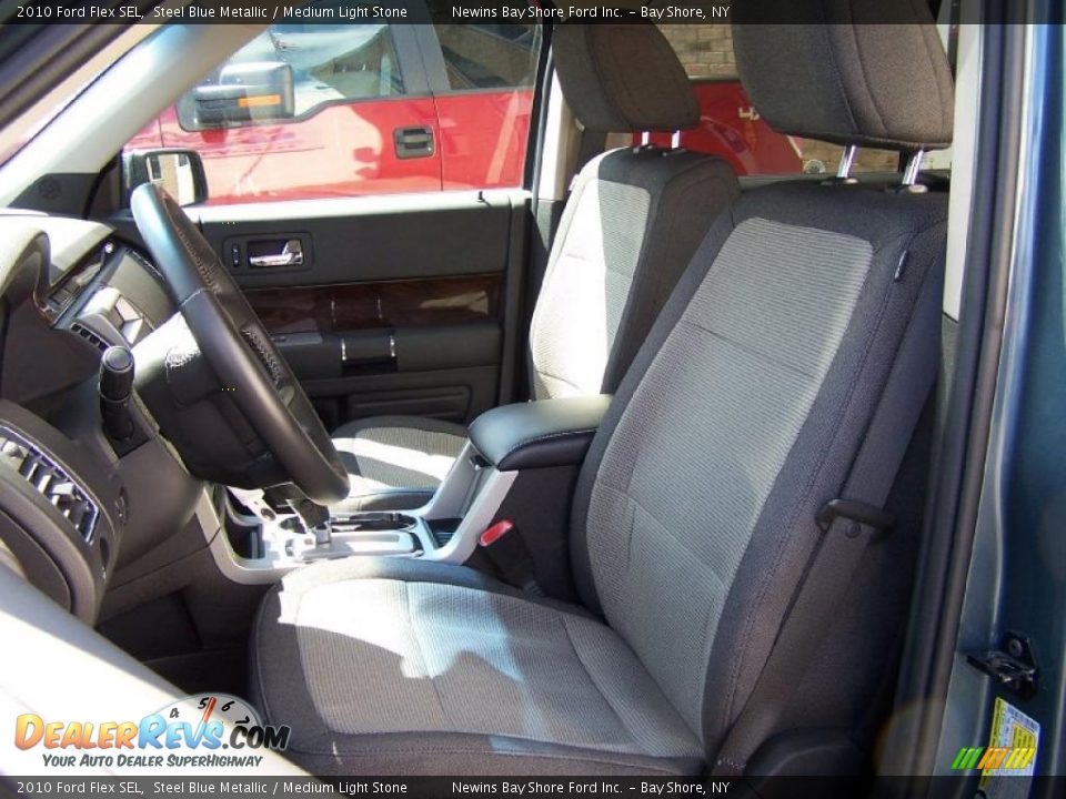 Medium Light Stone Interior - 2010 Ford Flex SEL Photo #9