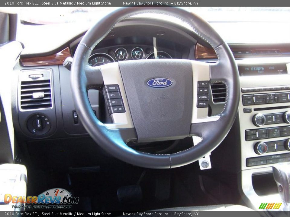 2010 Ford Flex SEL Steering Wheel Photo #12