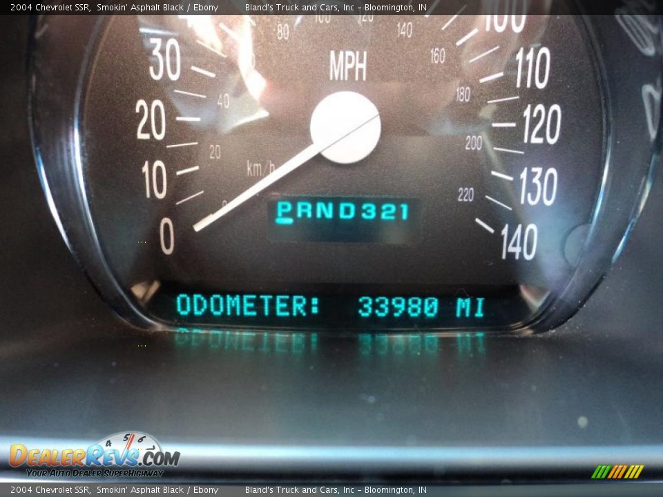 2004 Chevrolet SSR Smokin' Asphalt Black / Ebony Photo #7