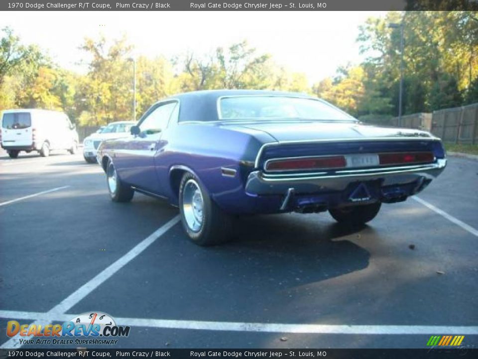 1970 Dodge Challenger R/T Coupe Plum Crazy / Black Photo #2