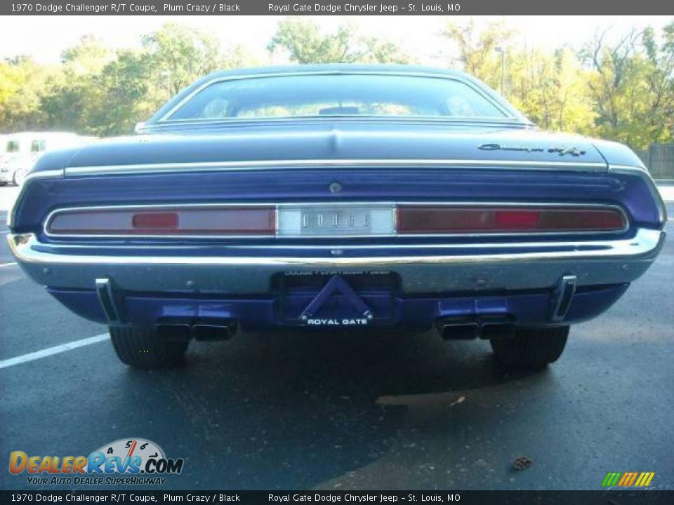 1970 Dodge Challenger R/T Coupe Plum Crazy / Black Photo #6