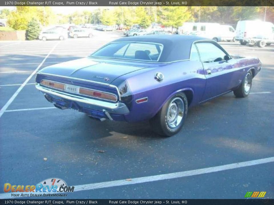 1970 Dodge Challenger R/T Coupe Plum Crazy / Black Photo #7