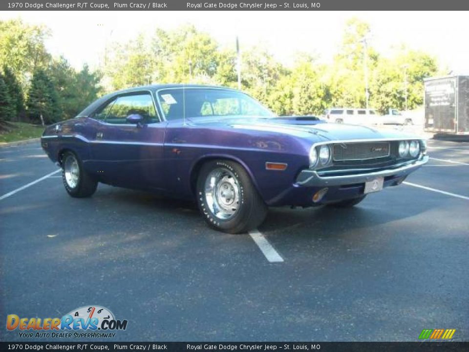 1970 Dodge Challenger R/T Coupe Plum Crazy / Black Photo #16
