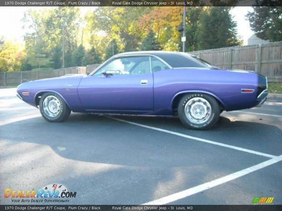 1970 Dodge Challenger R/T Coupe Plum Crazy / Black Photo #21