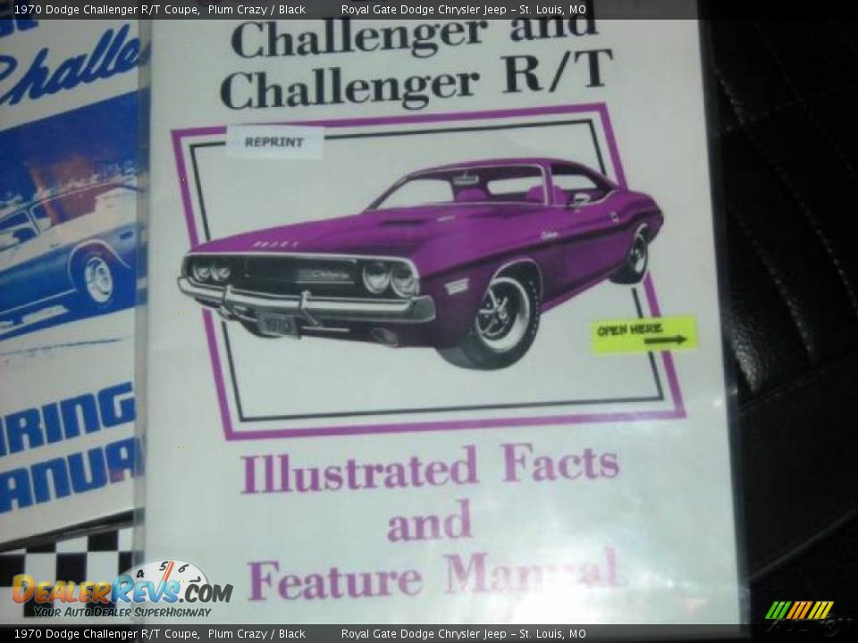 Books/Manuals of 1970 Dodge Challenger R/T Coupe Photo #23