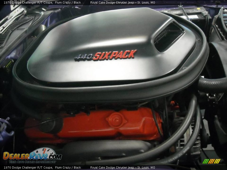 1970 Dodge Challenger R/T Coupe 440 Sixpack OHV 16-Valve V8 Engine Photo #31