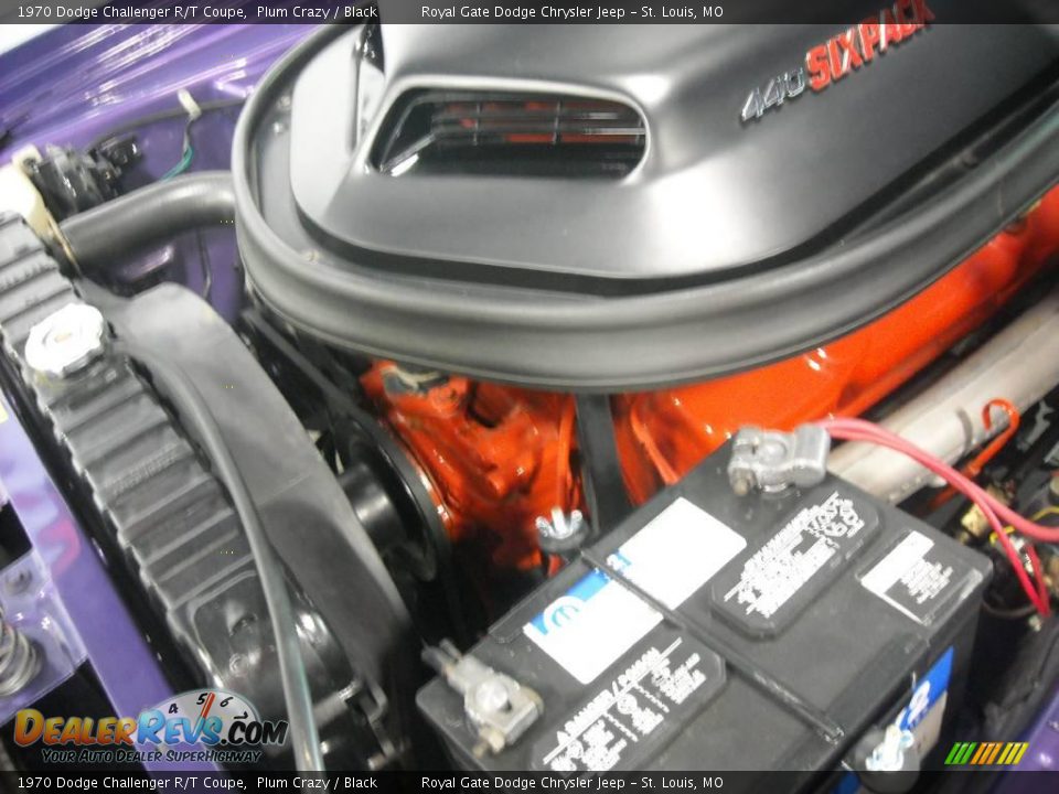 1970 Dodge Challenger R/T Coupe Plum Crazy / Black Photo #34