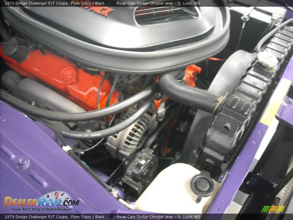 1970 Dodge Challenger R/T Coupe Plum Crazy / Black Photo #35