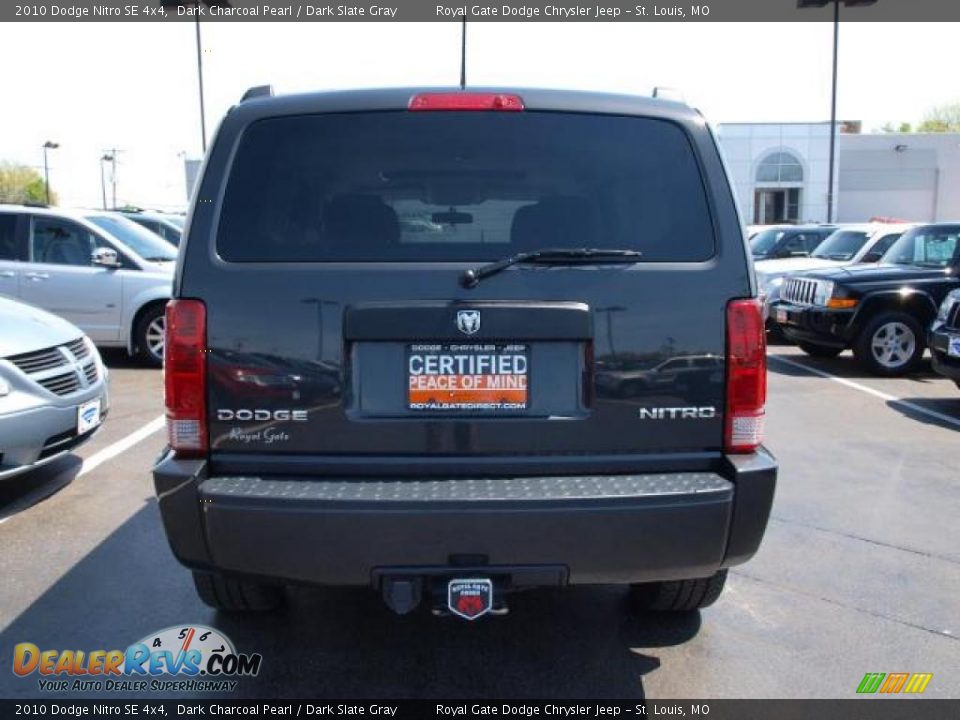 2010 Dodge Nitro SE 4x4 Dark Charcoal Pearl / Dark Slate Gray Photo #6