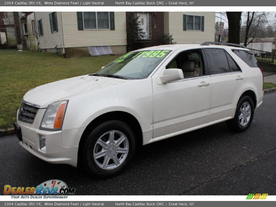 White Diamond Pearl 2004 Cadillac SRX V6 Photo #1