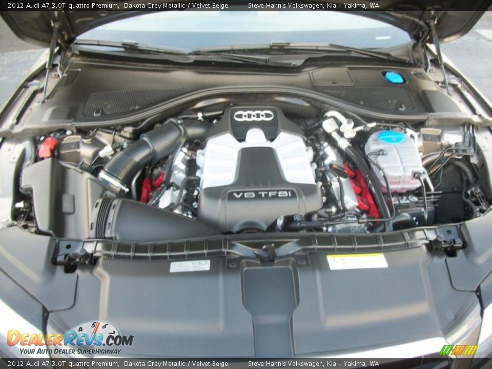 2012 Audi A7 3.0T quattro Premium 3.0 Liter TFSI Supercharged DOHC 24-Valve VVT V6 Engine Photo #7