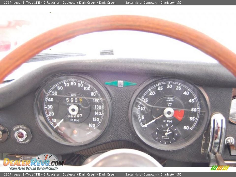 1967 Jaguar E-Type XKE 4.2 Roadster Gauges Photo #9