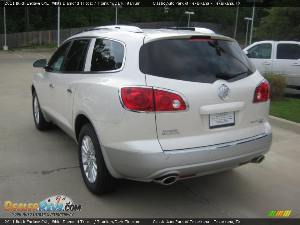 2011 Buick Enclave CXL White Diamond Tricoat / Titanium/Dark Titanium Photo #3