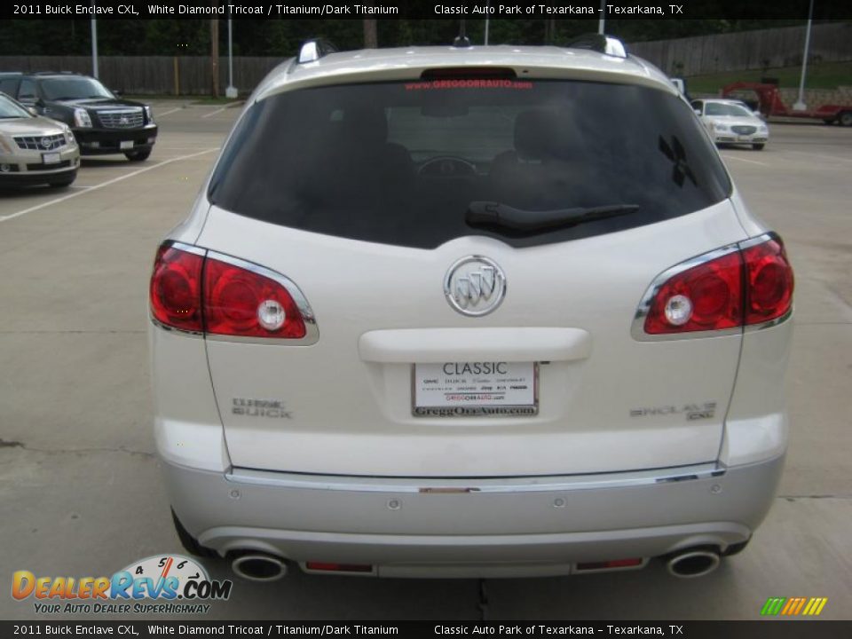 2011 Buick Enclave CXL White Diamond Tricoat / Titanium/Dark Titanium Photo #4