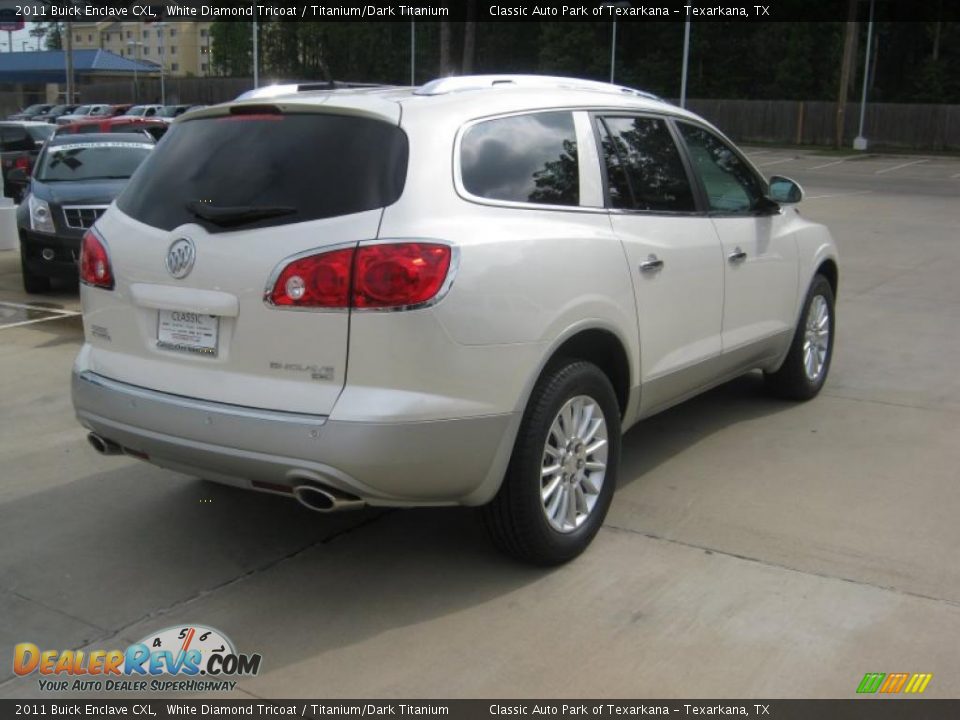 2011 Buick Enclave CXL White Diamond Tricoat / Titanium/Dark Titanium Photo #5