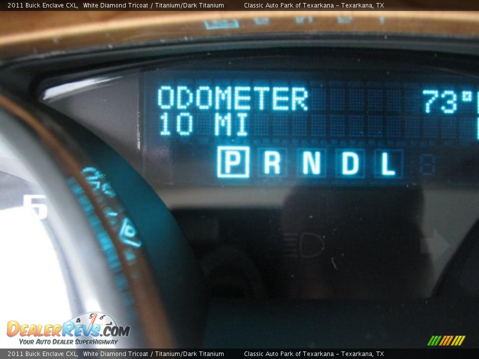2011 Buick Enclave CXL White Diamond Tricoat / Titanium/Dark Titanium Photo #11