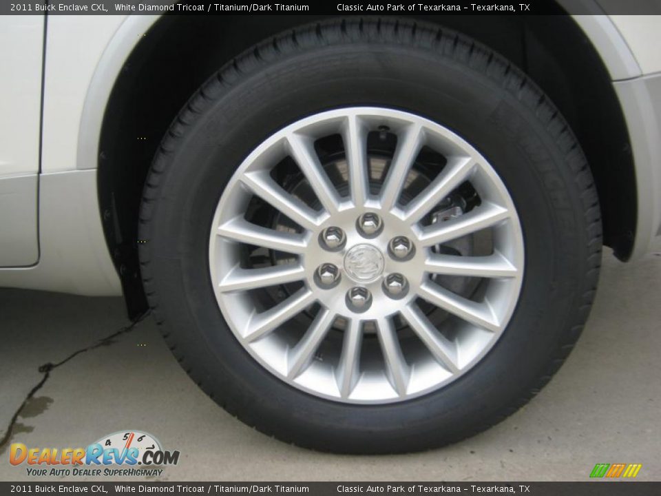 2011 Buick Enclave CXL White Diamond Tricoat / Titanium/Dark Titanium Photo #22