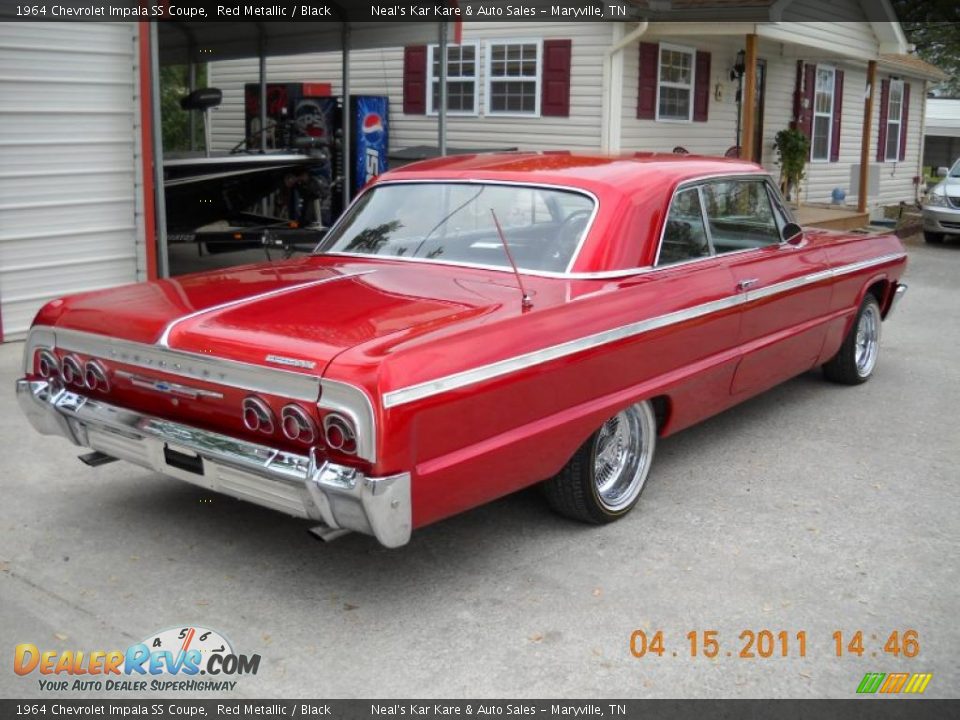 Red Metallic 1964 Chevrolet Impala SS Coupe Photo #6