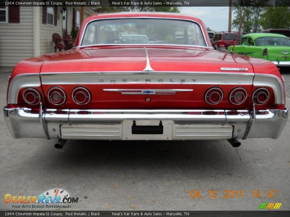 1964 Chevrolet Impala SS Coupe Red Metallic / Black Photo #8