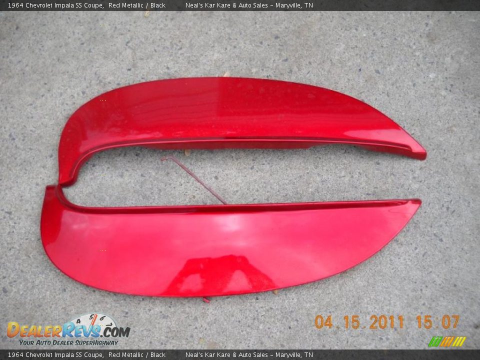 1964 Chevrolet Impala SS Coupe Red Metallic / Black Photo #10